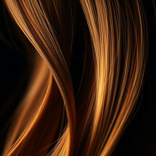 Detail of luxury hair texture